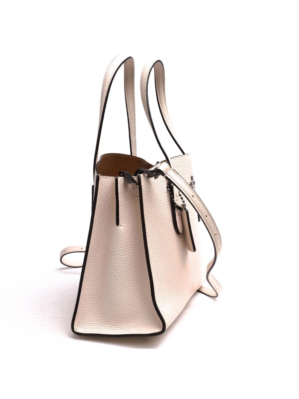 Coach Charlie Carryall 29529 off white leather bag. - Picture 3 of 10